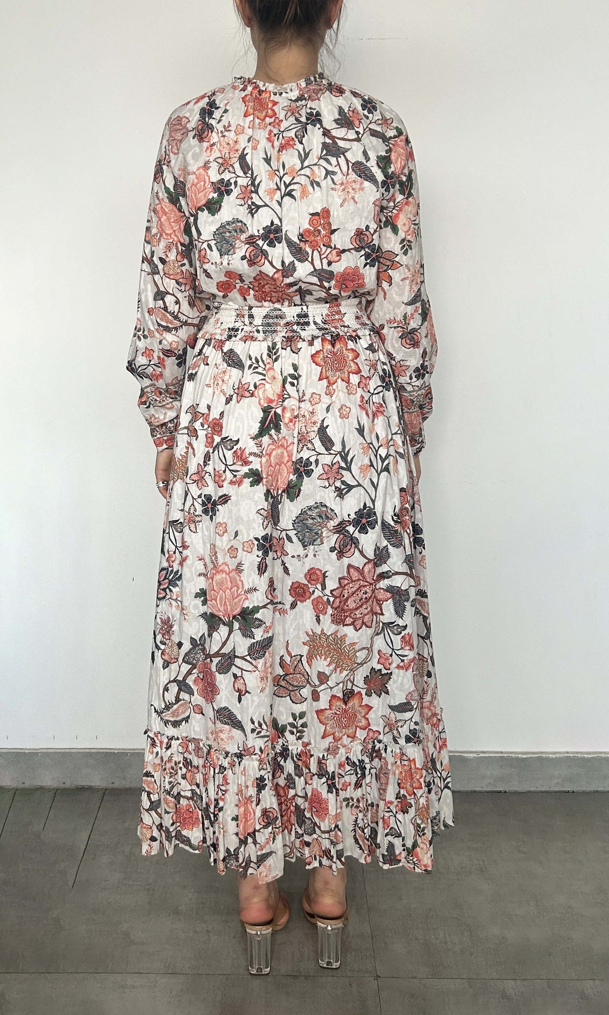 Hemant And Nandita | Tana Cotton Long Dress | Multi