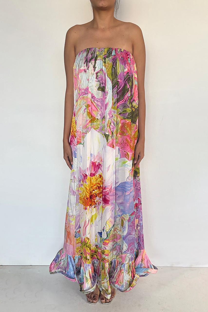 Tiva Long Dress | Multi