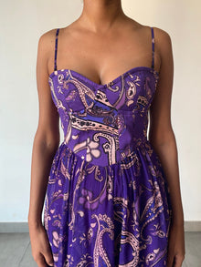 Long Dress | Purple/Multi