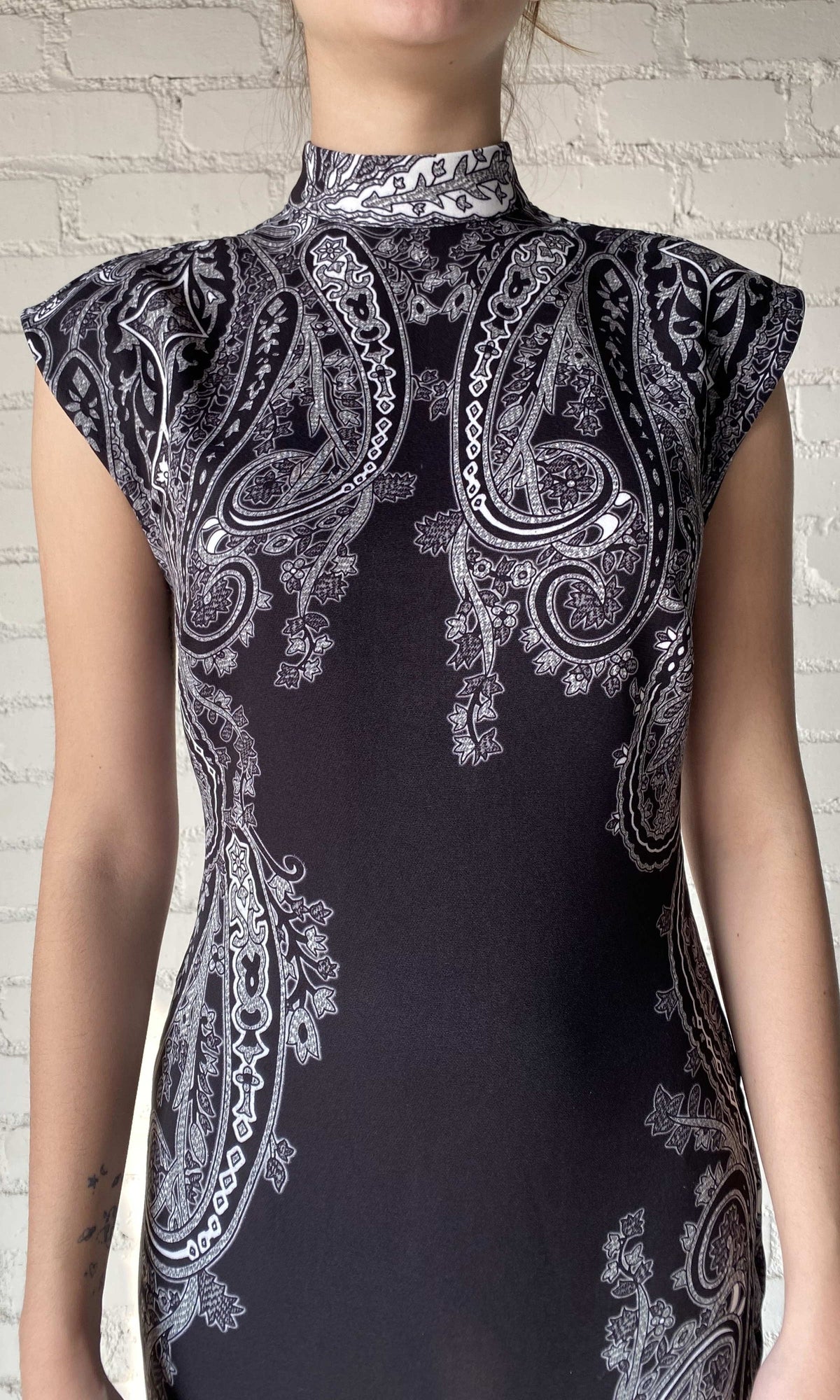 Hemant And Nandita | Viri Heavy Crepe Long Dress | FA24 | Black White