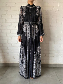 Long Dress | Black/White