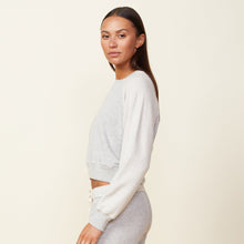 Reversed Supersoft Fleece Raglan | Women | Dark Heather