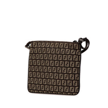 Fendi | Pre-Owned Zucchino Canvas Crossbody | Brown/Dark Brown
