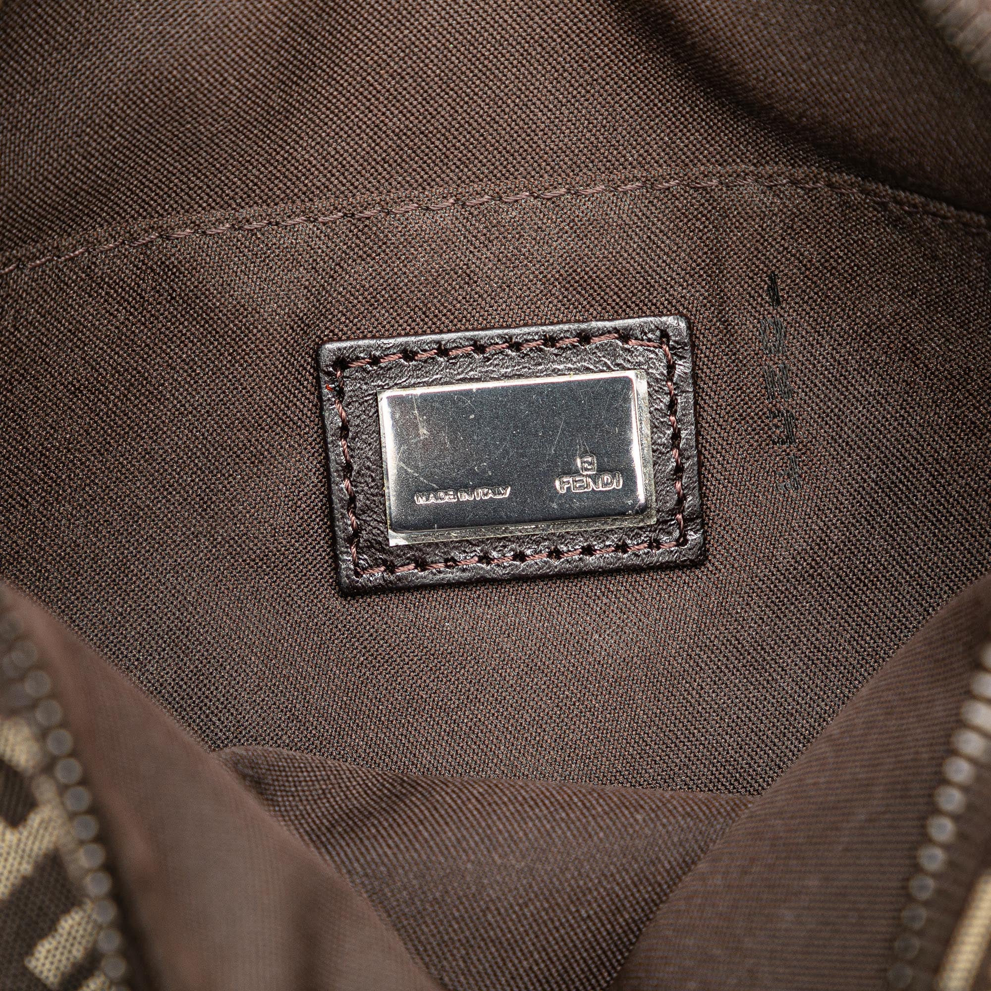 Fendi | Pre-Owned Zucchino Canvas Crossbody | Brown/Dark Brown