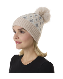Sofia Cashmere | Women | Women's Hat | Oatmeal