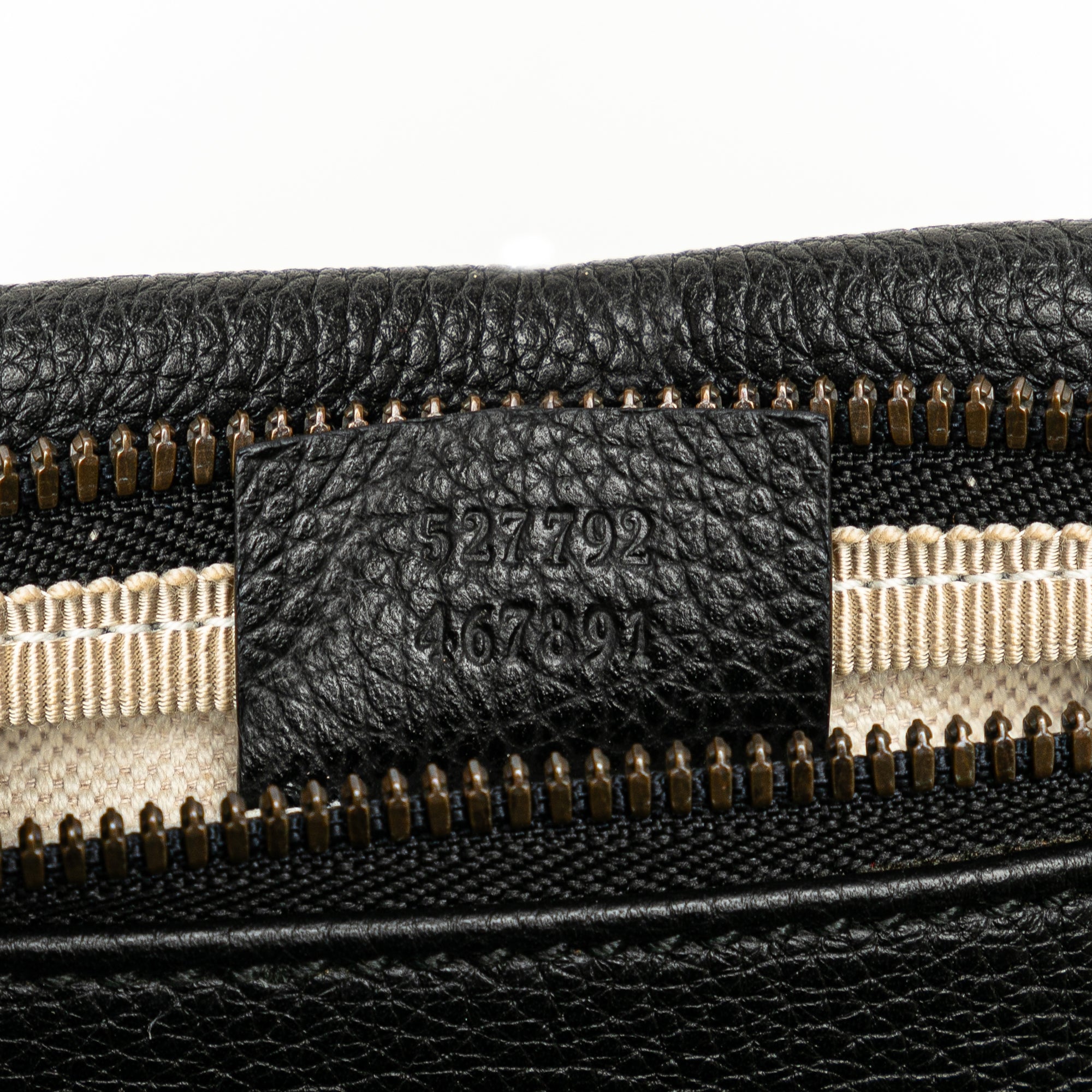 Gucci | Pre-Owned Leather Logo Belt Bag | Black