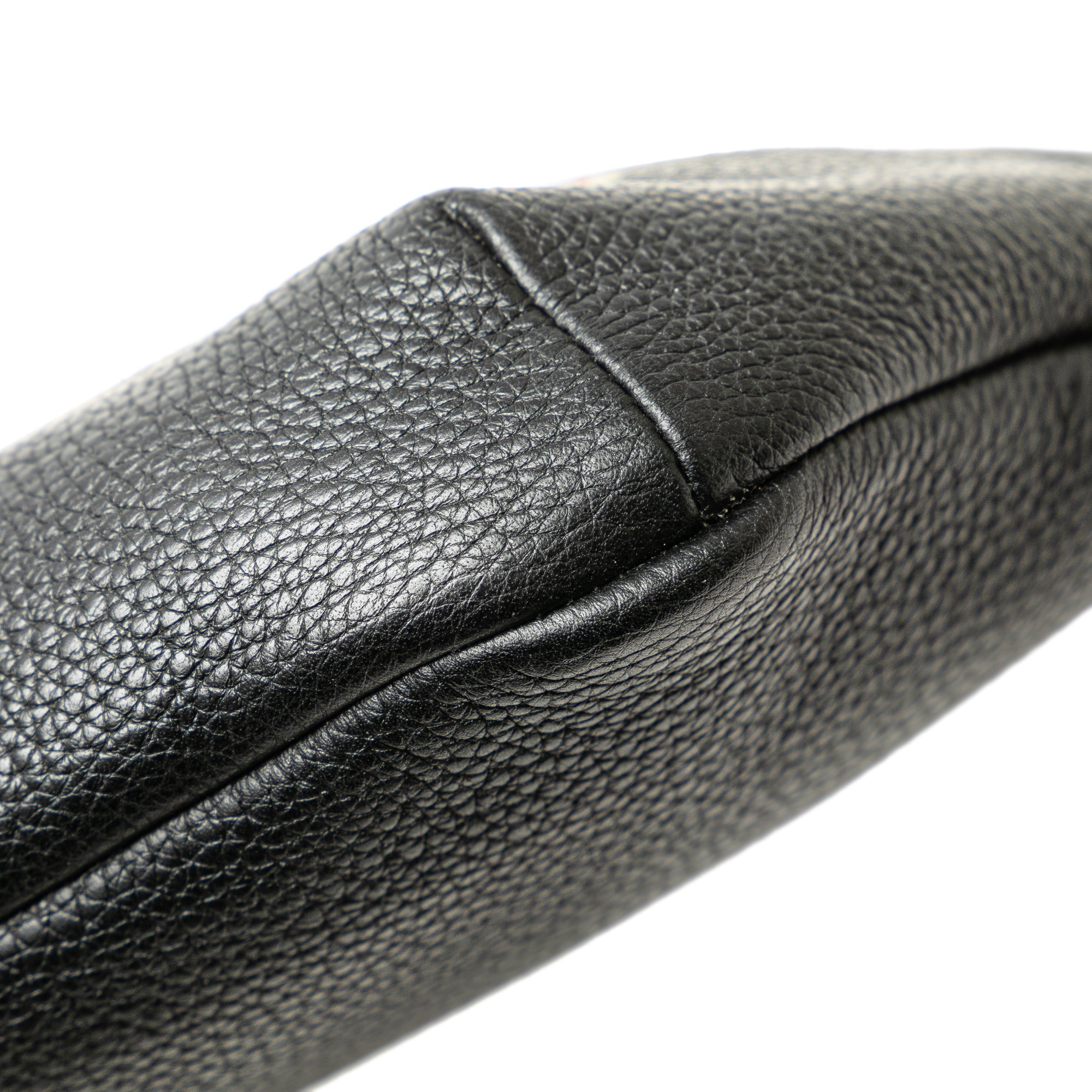 Gucci | Pre-Owned Leather Logo Belt Bag | Black