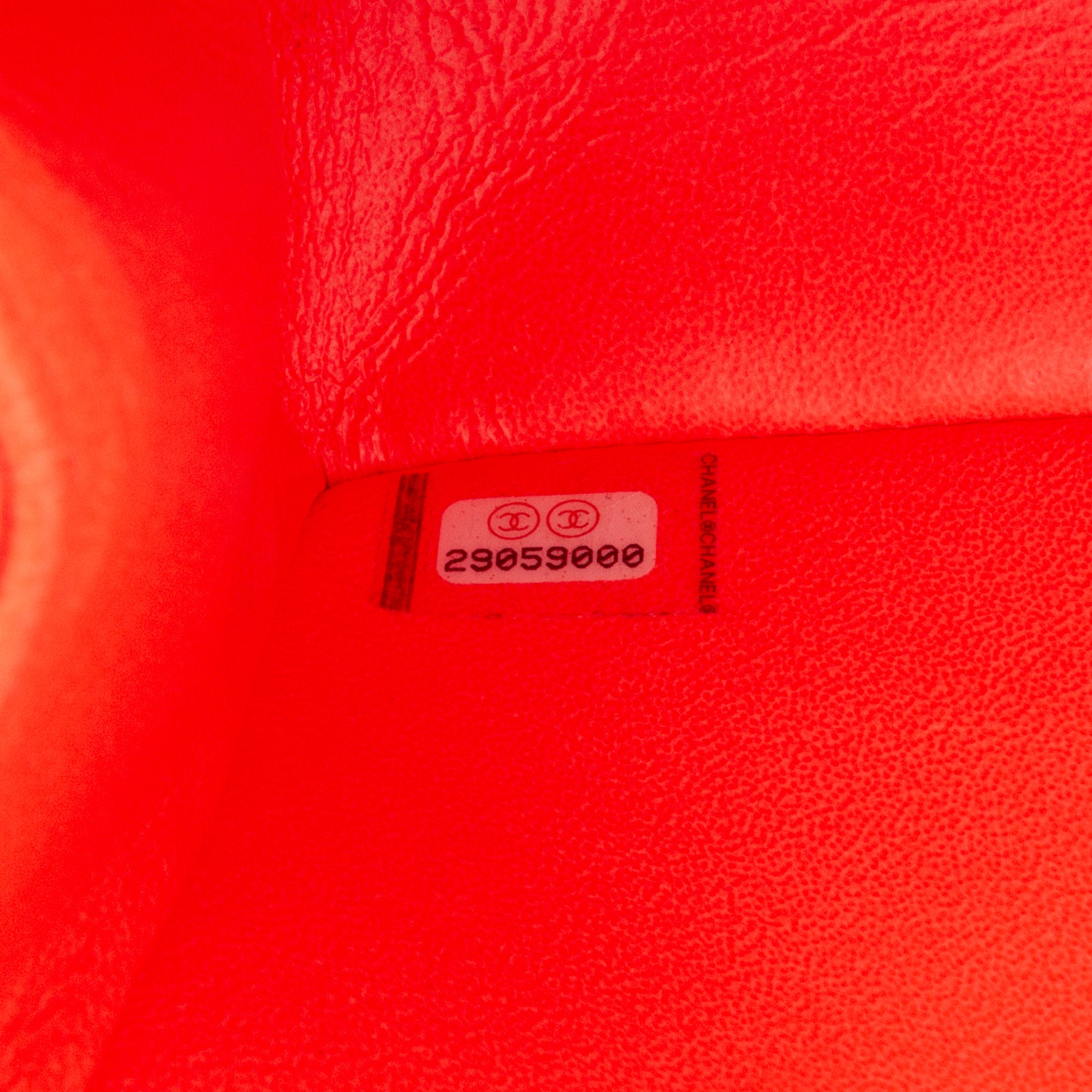 Chanel | Pre-Owned Mini Reissue 2.55 Quilted Goatskin Flap | Orange