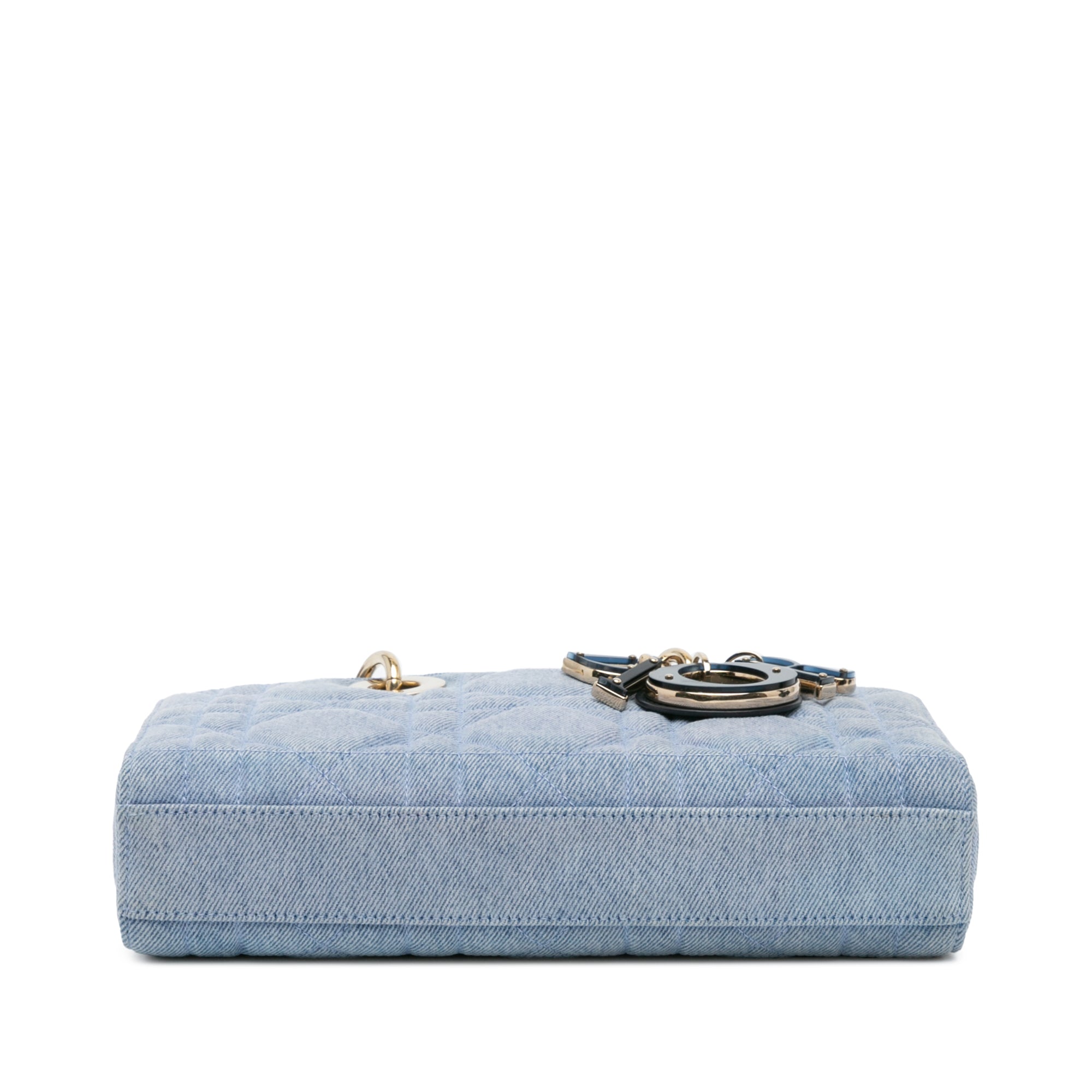 Dior | Pre-Owned Small Denim Macrocannage Lady D Joy | Blue