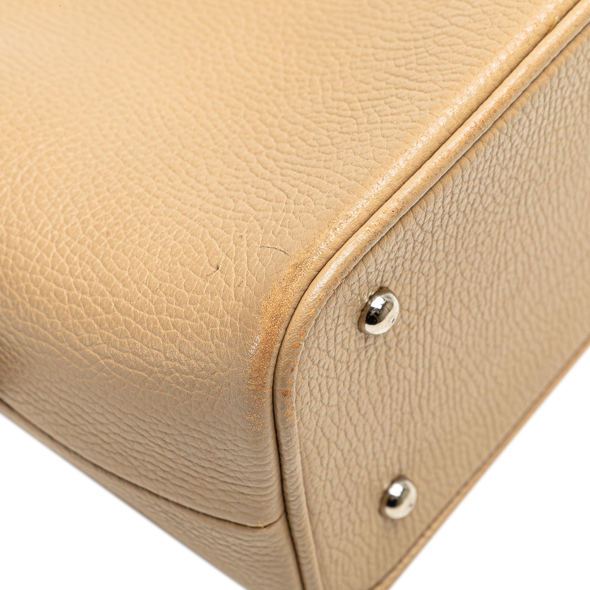 Burberry | Pre-Owned Leather Shoulder Bag | Brown/Beige