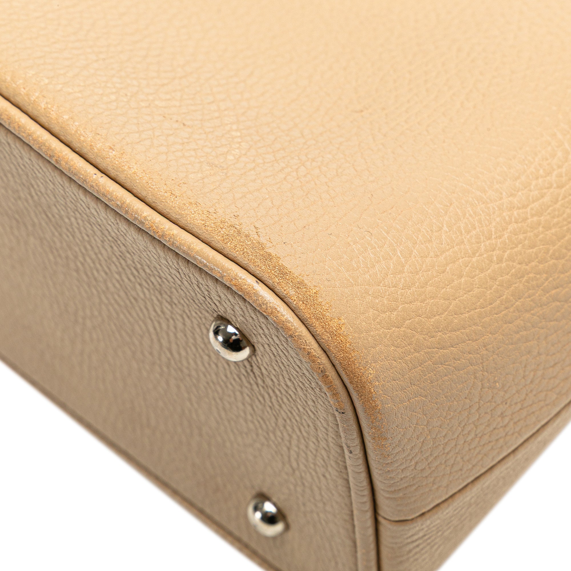 Burberry | Pre-Owned Leather Shoulder Bag | Brown/Beige