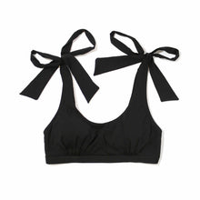 Swim Scoop Bikini Top | Black