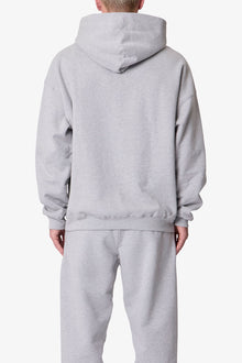 Heavy Basic Hoodie | Marled Grey