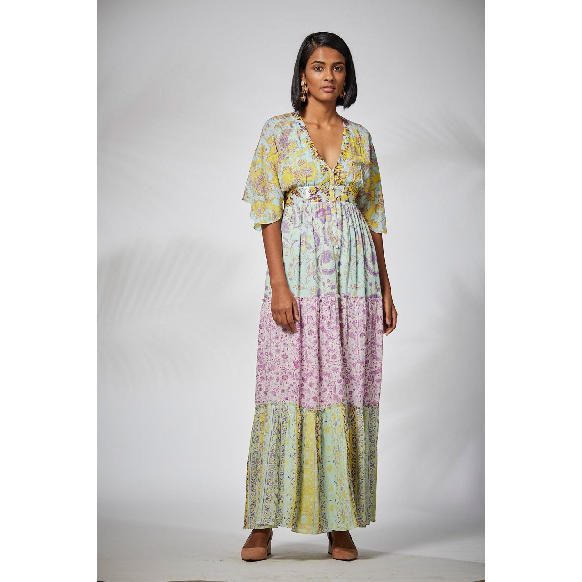 Hemant And Nandita Long Dress-V28