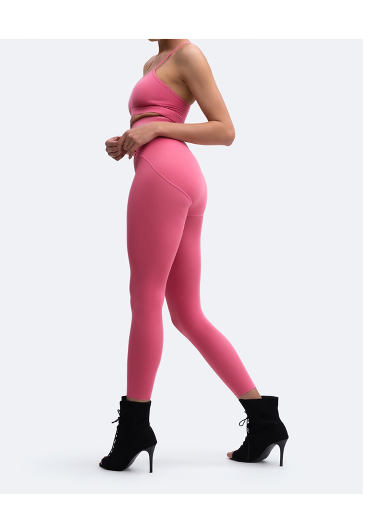 High-Rise Leggings | Pink