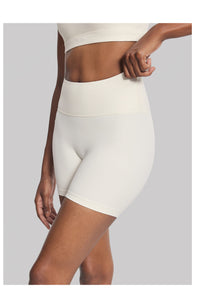 High-Waisted Impact Mesh Shorts | Ivory