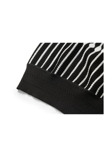 High-Waisted Knit Vest | Black