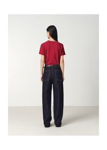 High-Waisted Slim Jeans | Navy