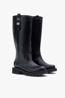 High Boots in Oleatex | Black
