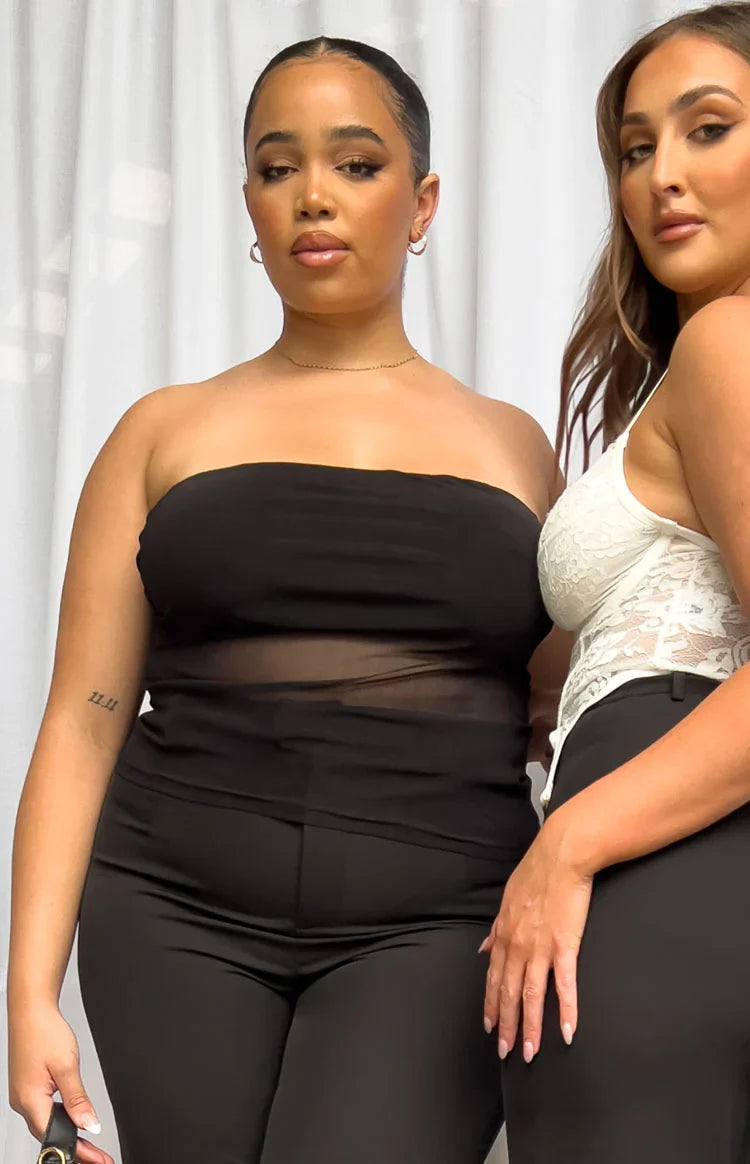 Hilux Mesh Bandeau Top | Black