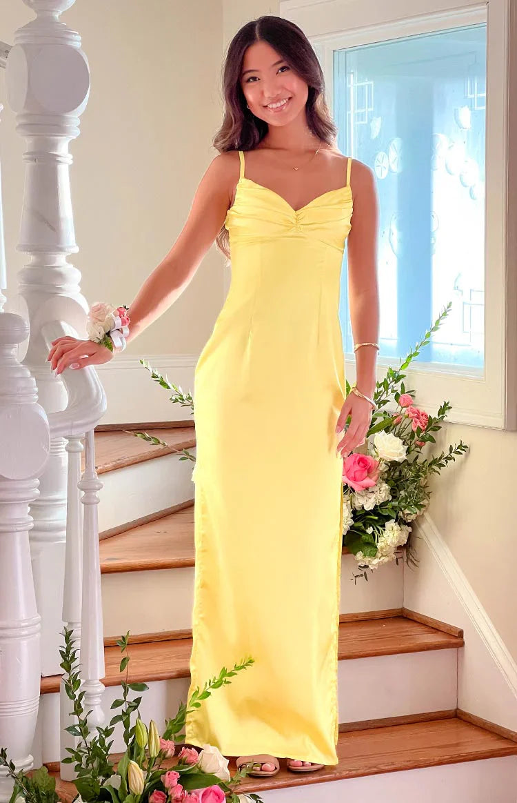 Honey Maxi Dress | Yellow