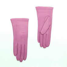 Womens | Silk Lined Leather Gloves | Old Rose