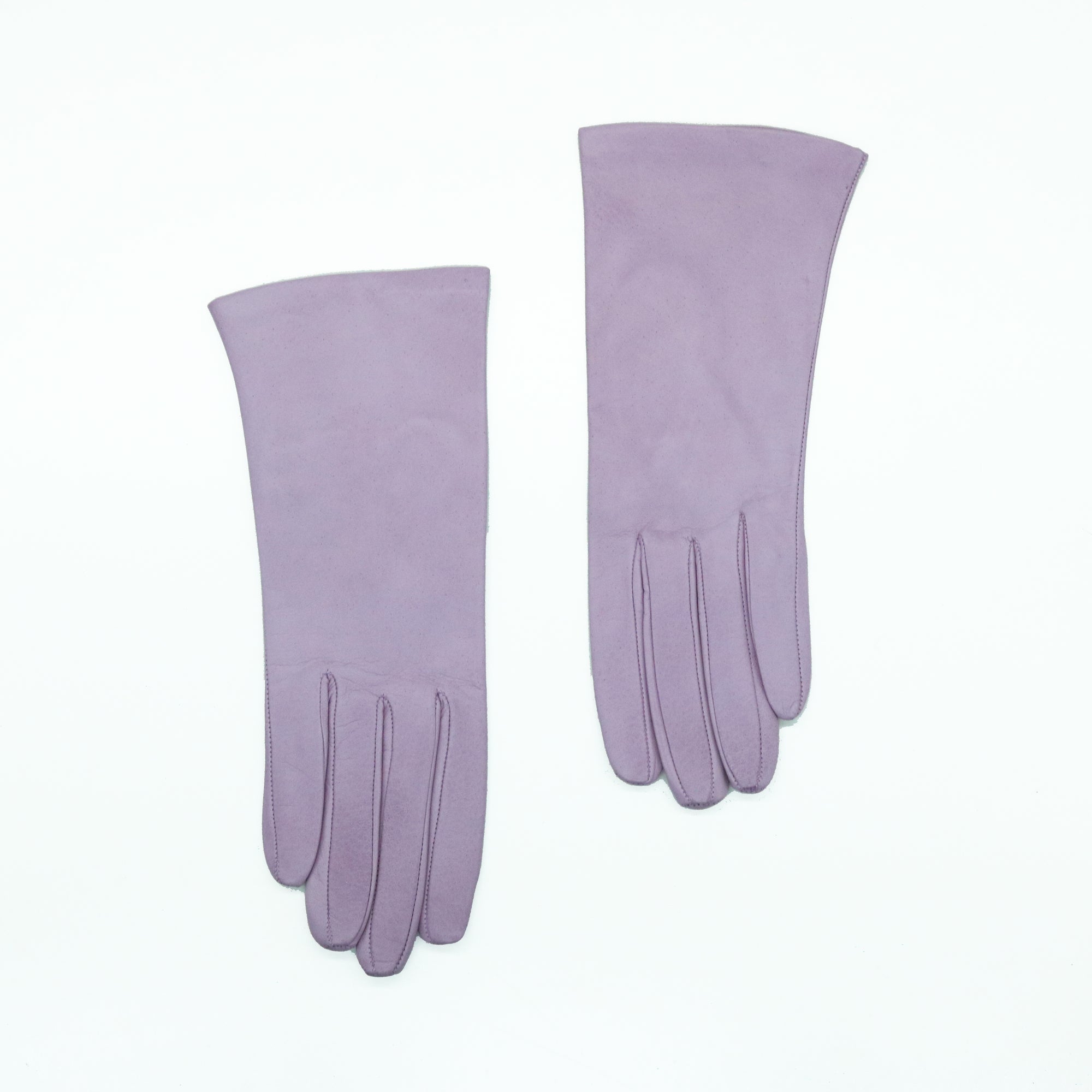 Womens | Silk Lined Leather Gloves | Lilac