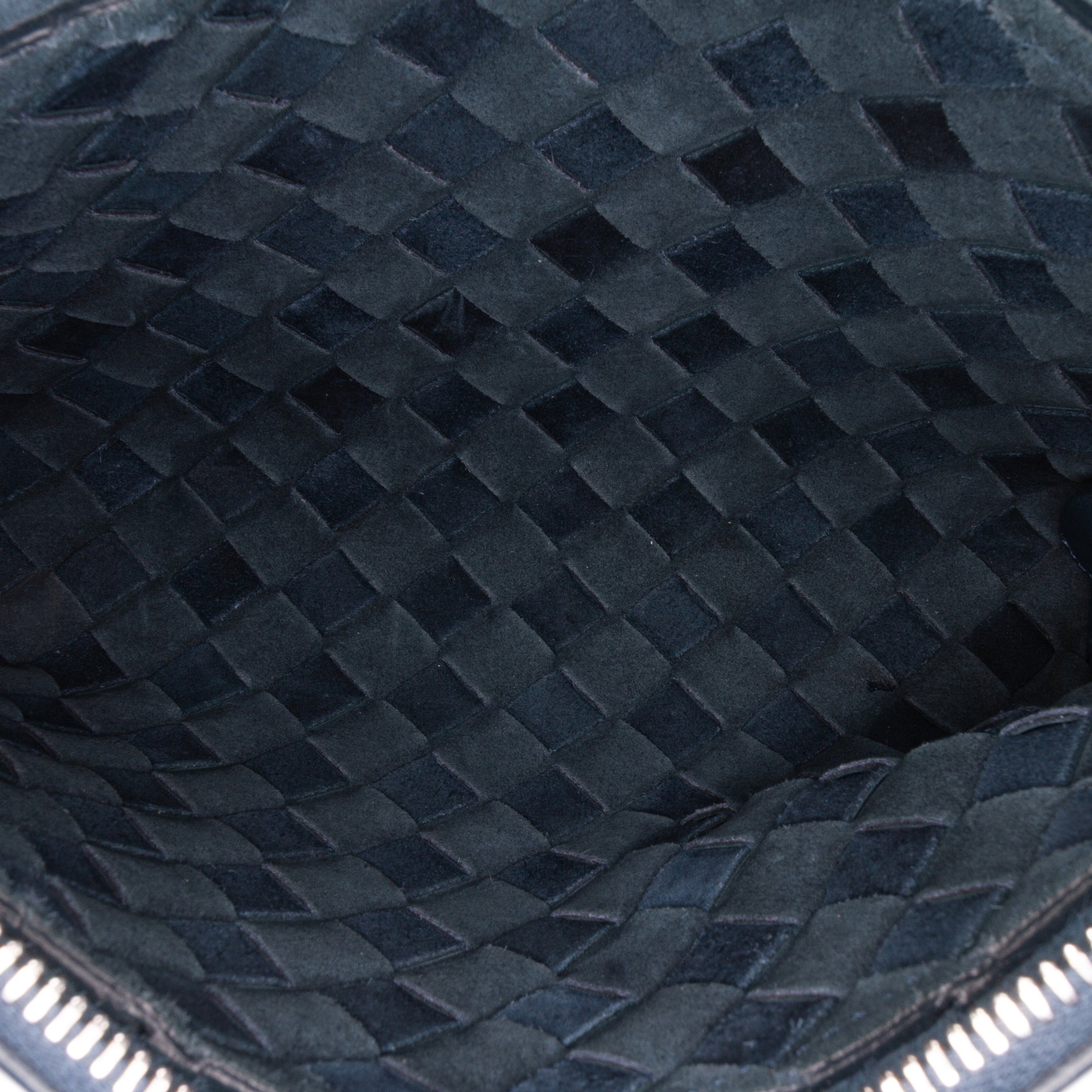 Bottega Veneta | Pre-Owned Leather Intrecciato Duo Crossbody | Blue