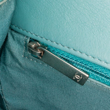 Chanel | Pre-Owned Medium Crumpled Calfskin Bi Vintage Full Flap | Blue/Turquoise