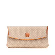 Celine | Pre-Owned Macadam Coated Canvas Clutch | Brown/Beige