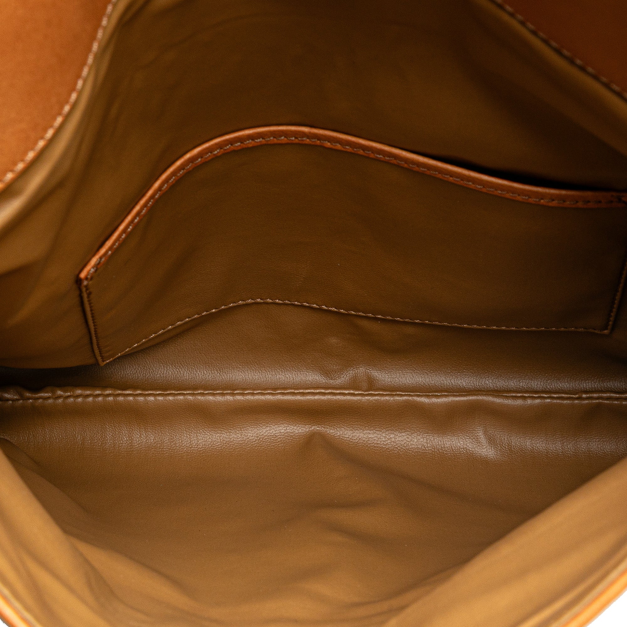 Celine | Pre-Owned Macadam Coated Canvas Clutch | Brown/Beige