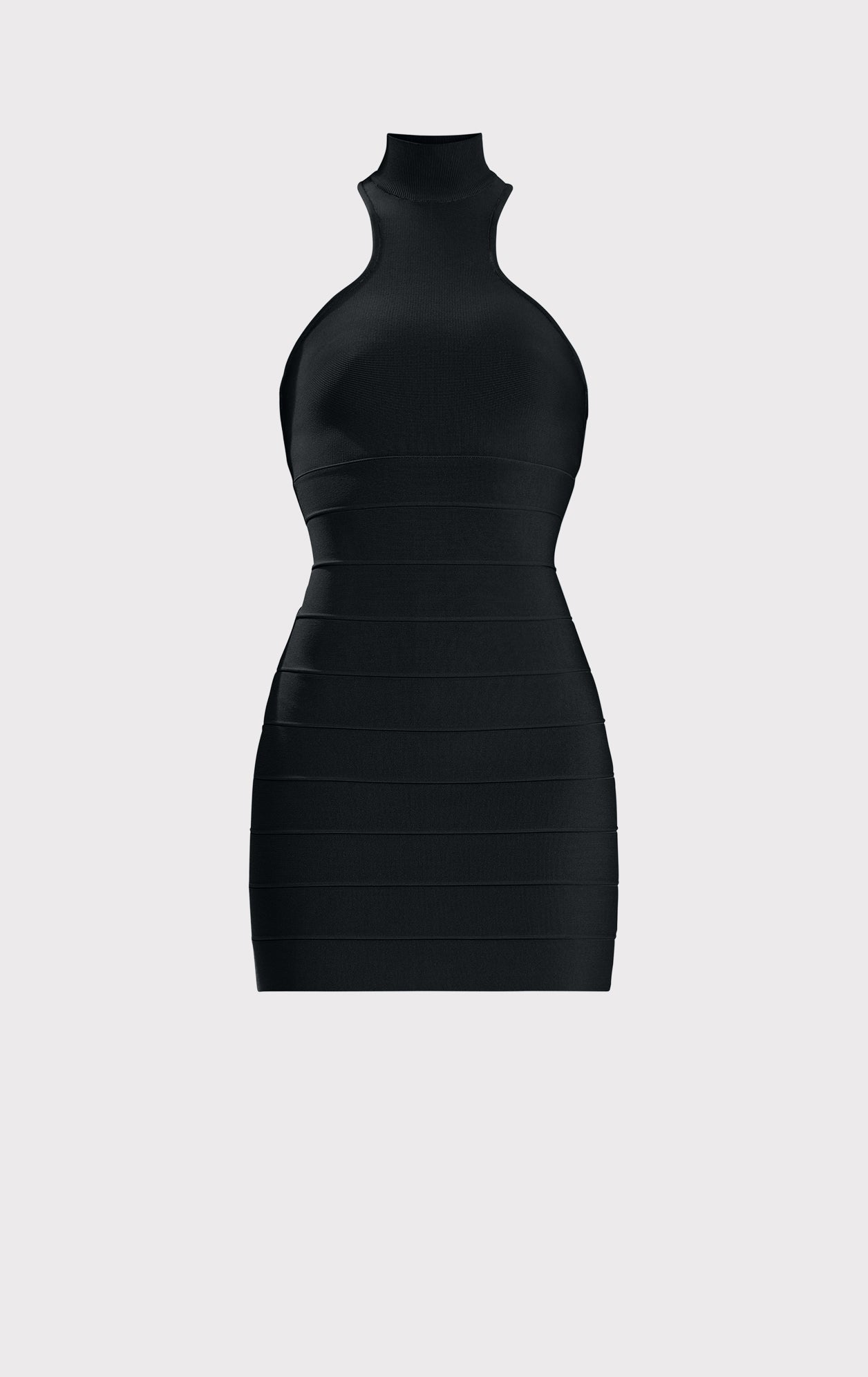 Icon Racer Mini Dress | Black