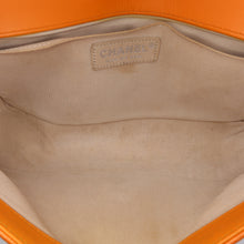 Chanel | Pre-Owned Old Medium Quilted Patent Boy Flap | Orange