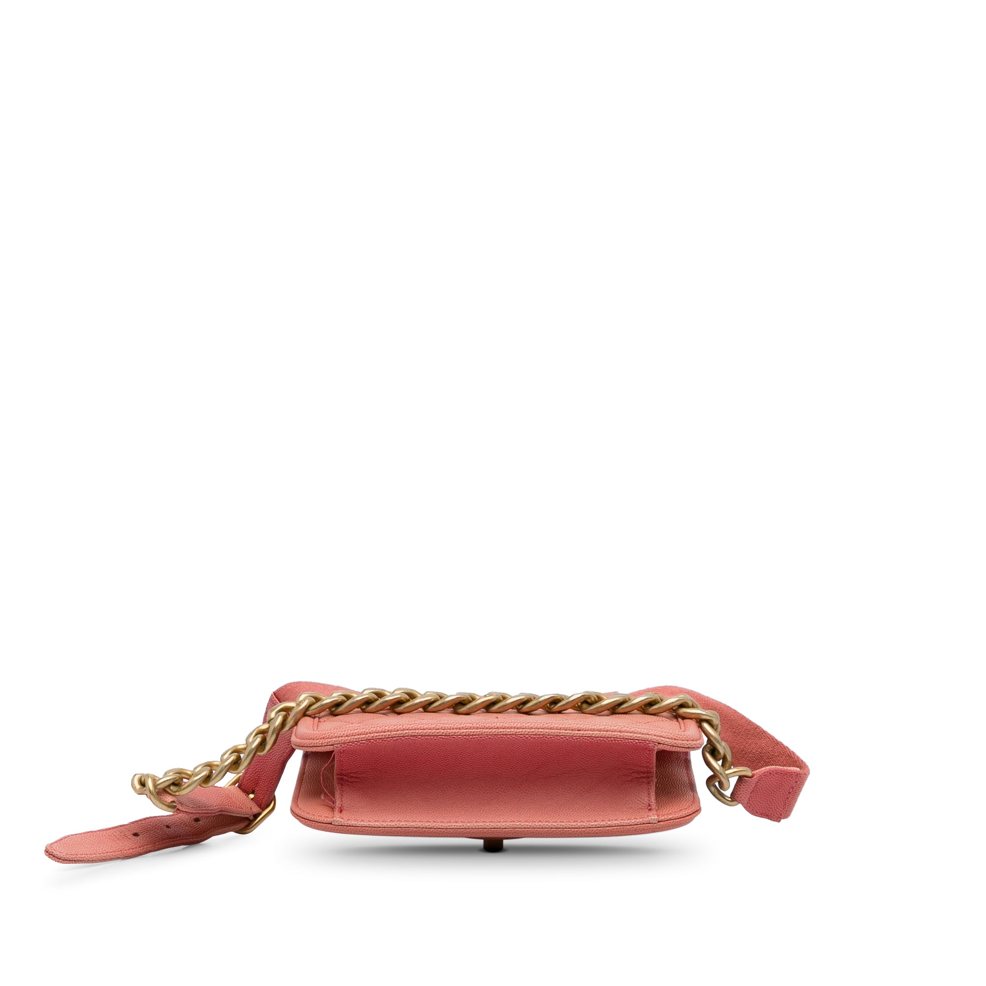 Chanel | Pre-Owned Caviar Sunset On The Sea Flap Belt Bag | Pink