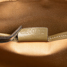 Celine | Pre-Owned C Macadam Canvas Shoulder Bag | Brown/Light Beige