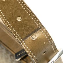 Celine | Pre-Owned C Macadam Canvas Shoulder Bag | Brown/Light Beige