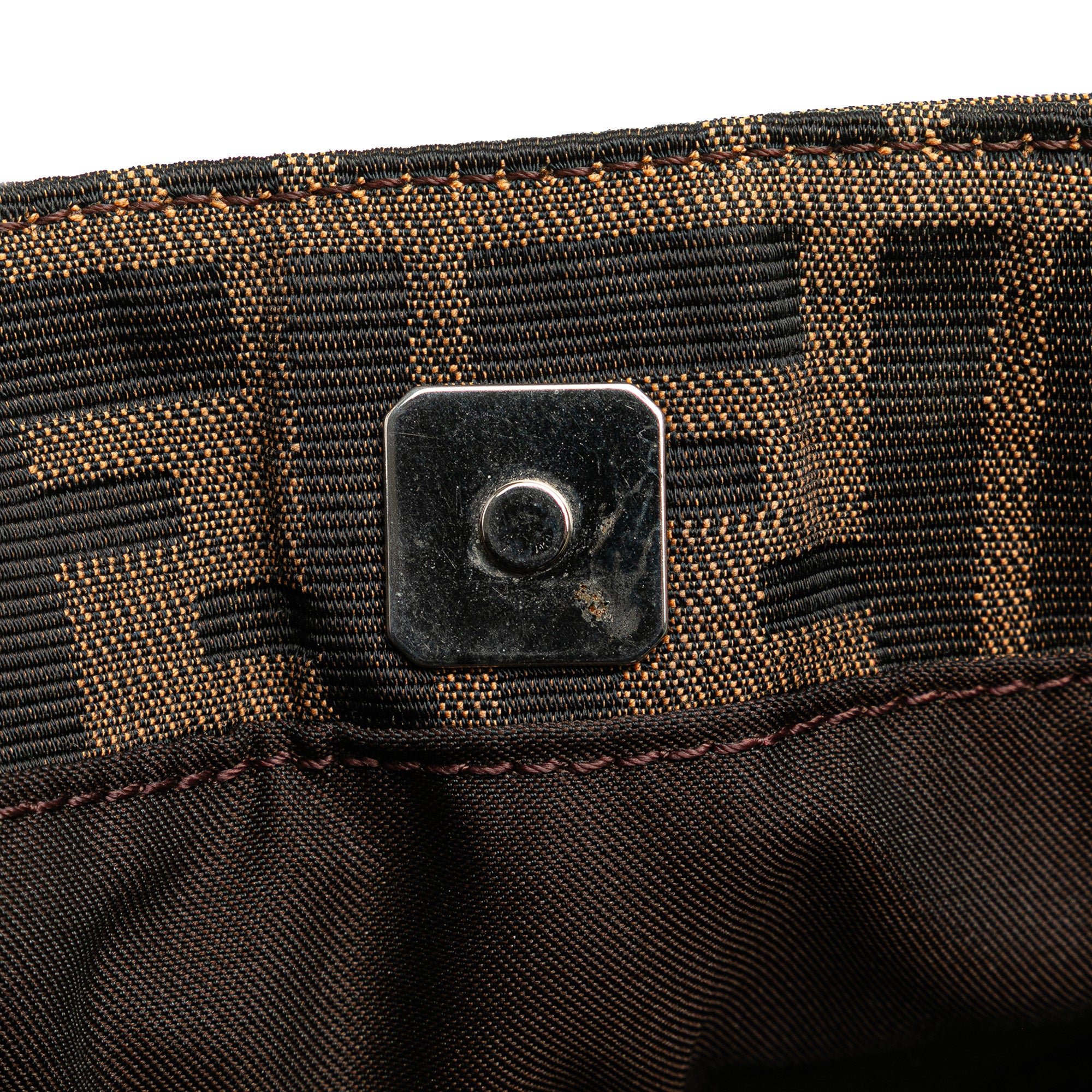 Fendi | Pre-Owned Small Zucca Canvas Twins Tote - I | Brown