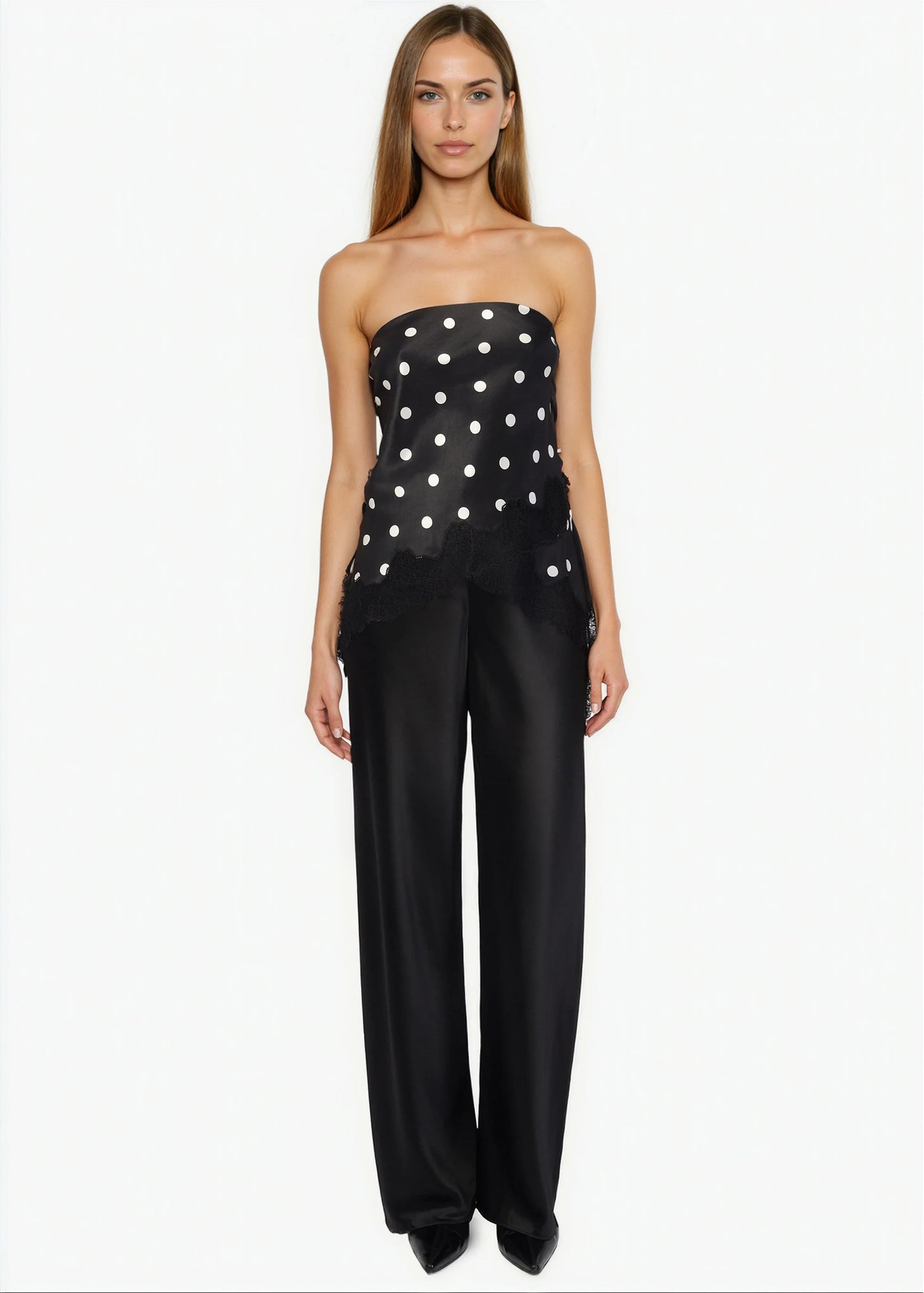 Odessa Strapless Camisole | Polka-Dot