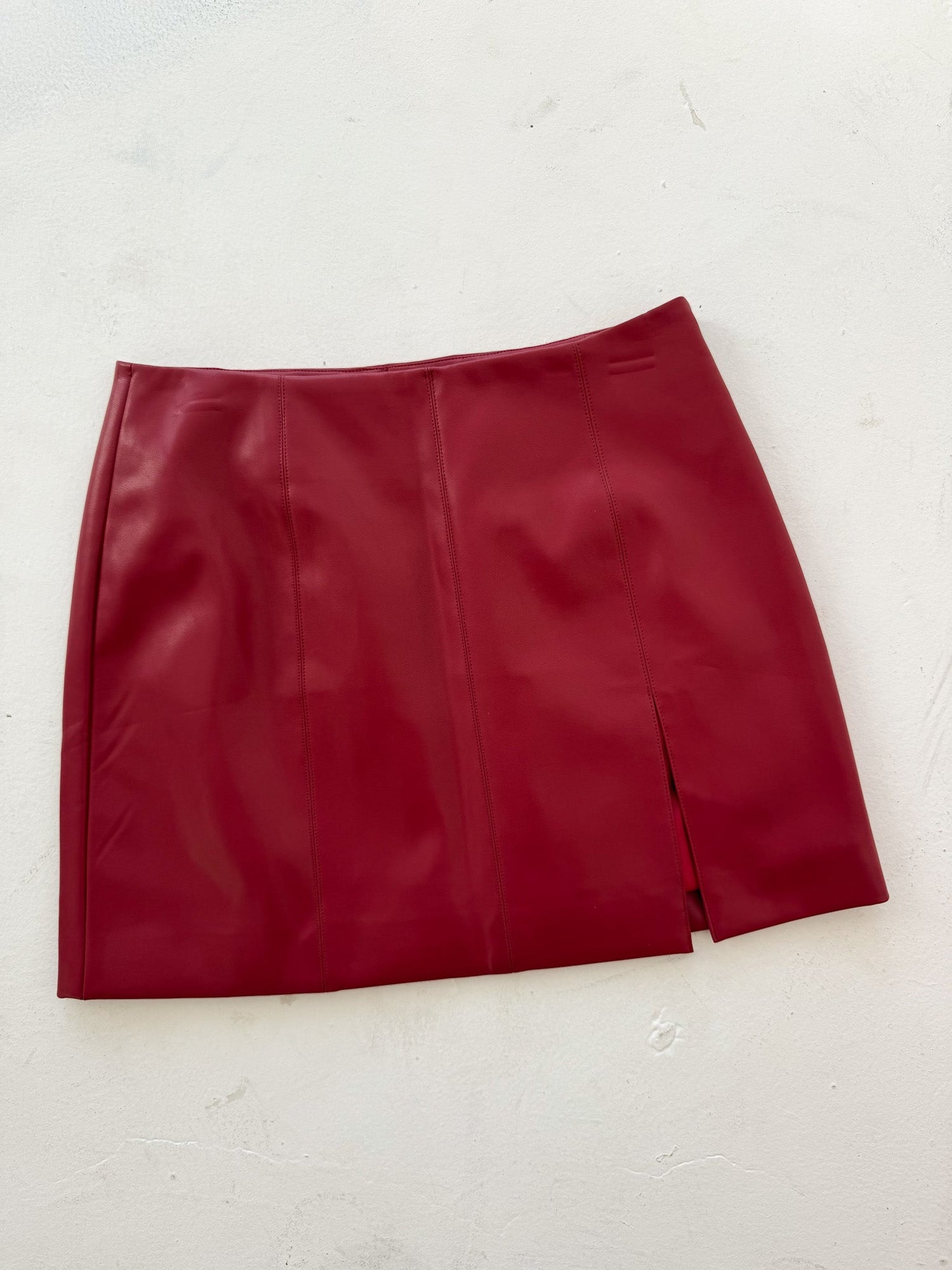 Macey Skirt | Cherry Red