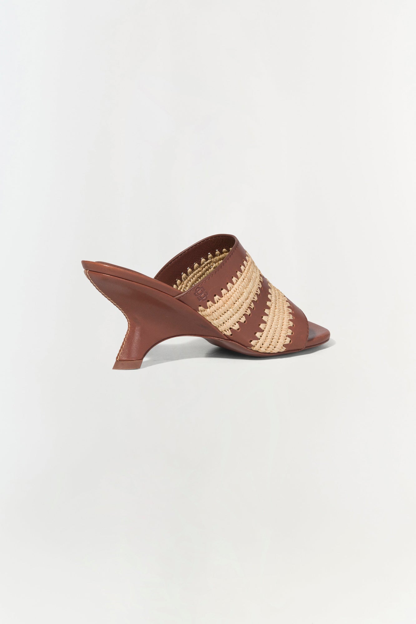 Womens | Shadow Mule Raffia Sandal | Sable