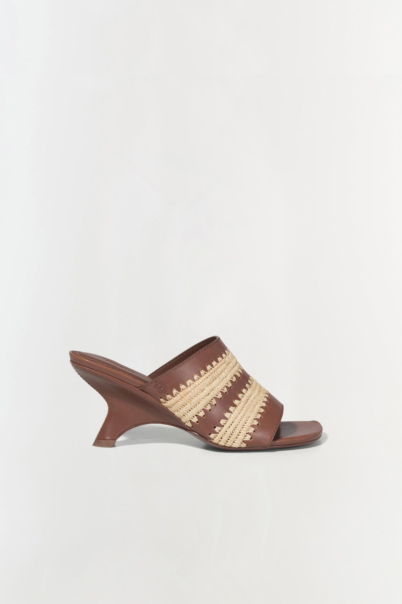 Womens | Shadow Mule Raffia Sandal | Sable