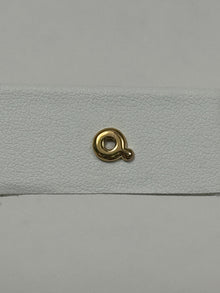 Tiny Bubble Tea Stud | 10K Yellow Gold