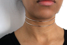 Slip-On Choker - Av Markdown 1112 | Two Tone: Rose Gold/Silver