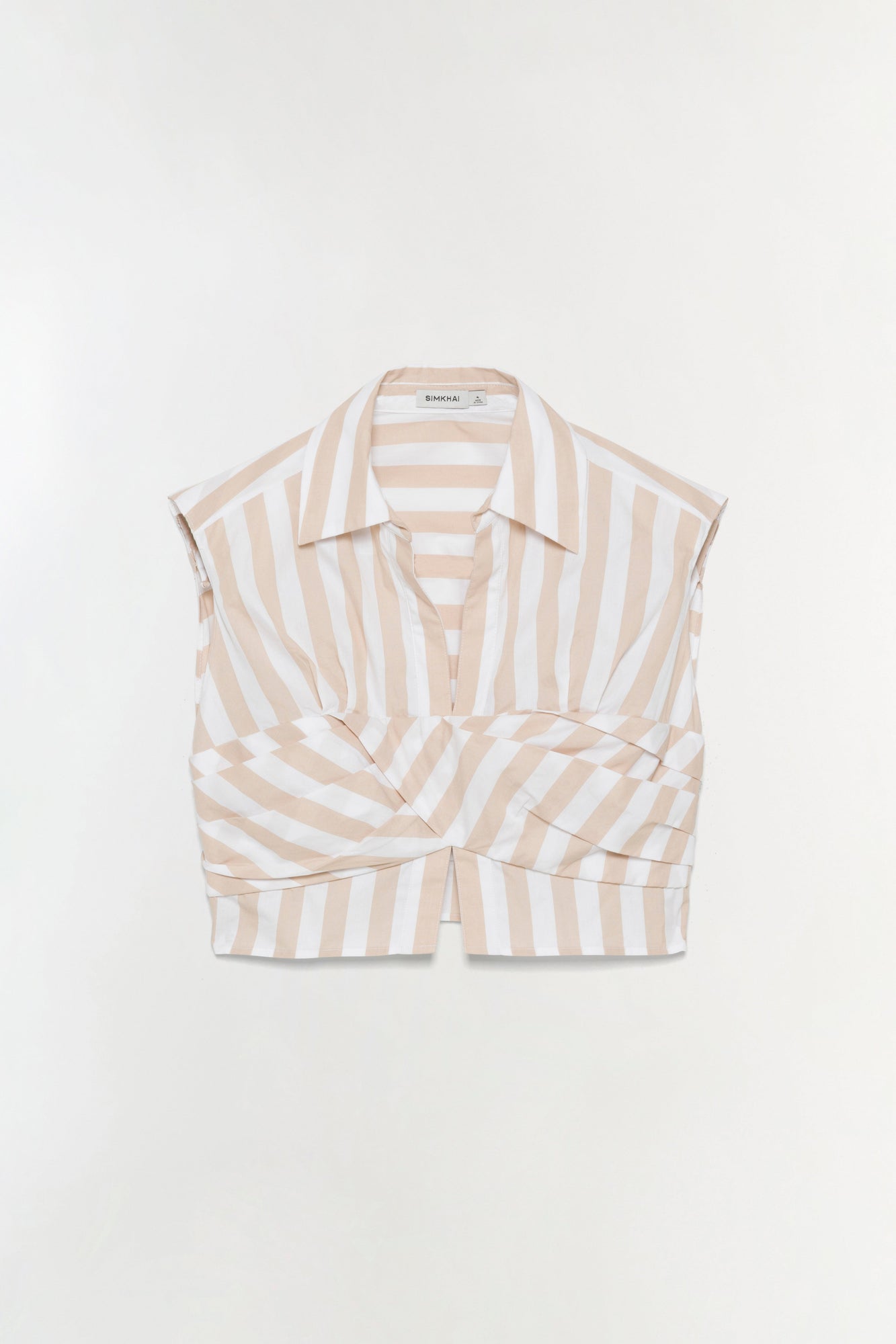 Womens | Emie Top | Sand Stripe