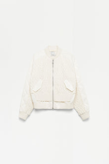Womens | Rollins Bomber | Eggshell