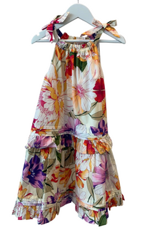 Mini Mia Dress | White Bouquet