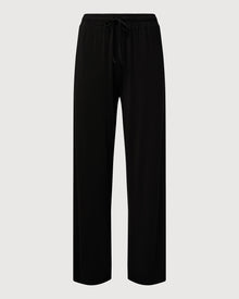 Straight Leg Pull On Pant | Black