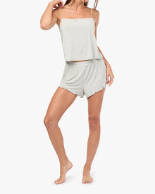 Square Neck Tank | Heather Grey