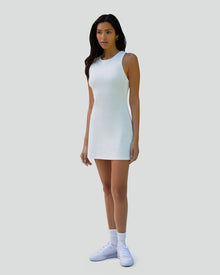 Jersey Racerback Mini Dress | Blanc De Blanc