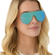 Womens | Imani Sunglasses | Gold | Aquatic Awe Lenses